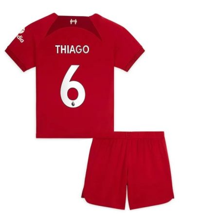Camisola Liverpool Thiago 6 Criança Equipamento Principal 2022-23